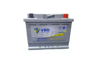 VBD AGM 60 A/h 660 А R+ 242x175x190 мм