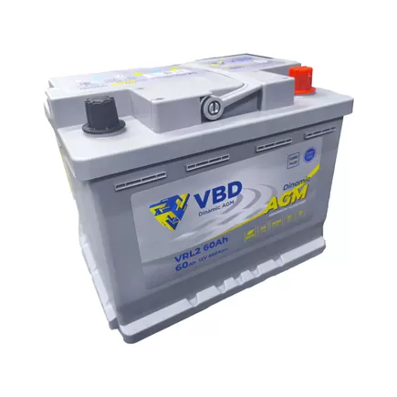 VBD AGM 60 A/h 660 А R+ 242x175x190 мм