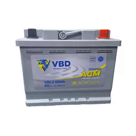 VBD AGM 60 A/h 660 А R+ 242x175x190 мм