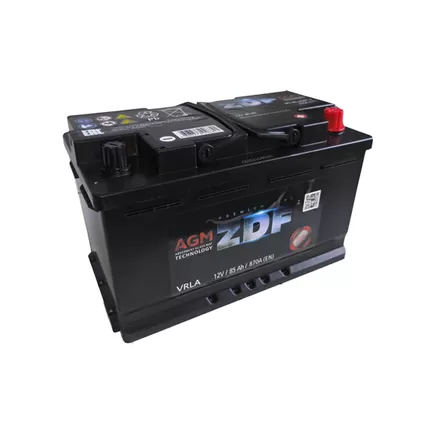 ZDF AGM VRL4 85 A/h 870 А R+ 315x175x190 мм