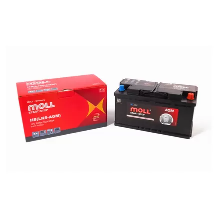 MOLL AGM 6-QTF-105 105 A/h 950 A R+ 393x175x190 мм