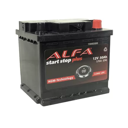 Alfa AGM 50 A/h 570 А R+ 207x175x190 мм
