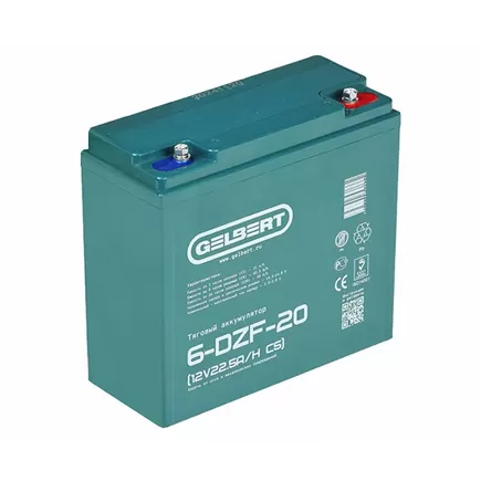 Аккумулятор Gelbert 6-DZF-20 (12В/20 А·ч)
