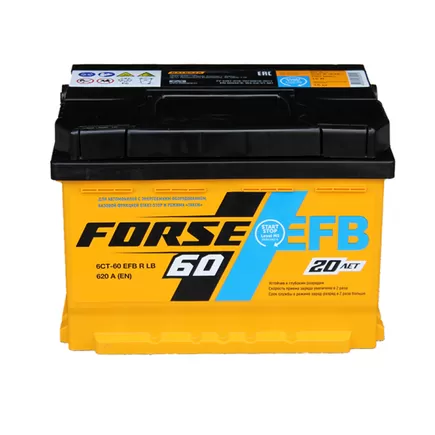 Forse EFB 60 A/h 620 A R+ 242x175x190 мм