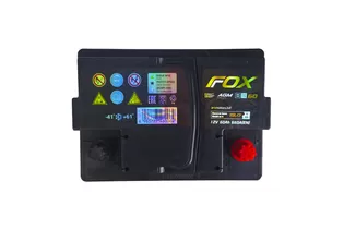 Fox AGM 60 A/h 660 A R+ 278x175x190 мм