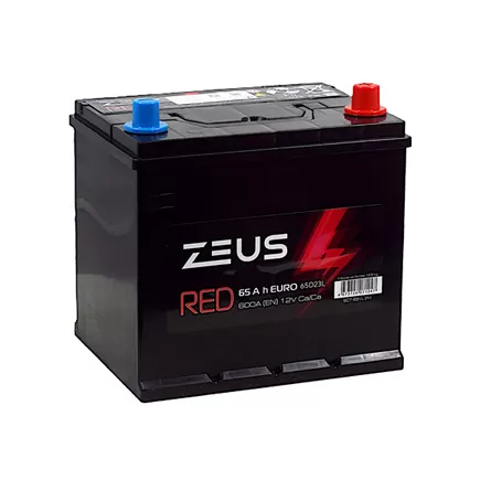 Zeus Asia 65D23L 65 A/h 600 A R+ 230x175x200(220) мм