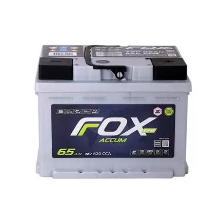 Foxaccum EFB 65 A/h 620 A R+ 242x175x175 мм