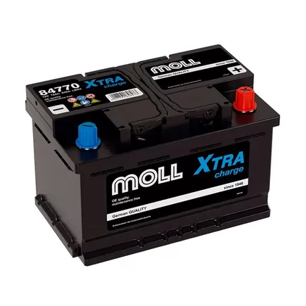 Moll Xtra Charge LN3 70 A/h 650 A R+ 84770 278x175x190 мм