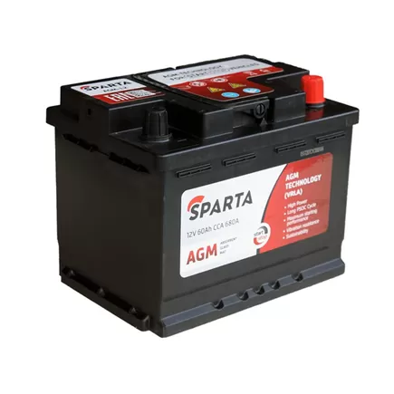 Sparta AGM-L2 60 A/h 680 A R+ 242x175x190 мм