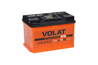 Volat EFB 78 A/h 750 A R+ 278x175x190 мм