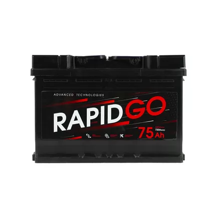 Rapid Go 75 A/h 720 A R+ 278х175х190 мм