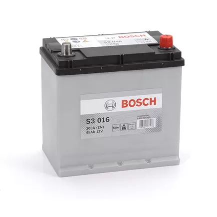 Bosch S3 016 45 А/h 300 А R+ 219x135x220 мм