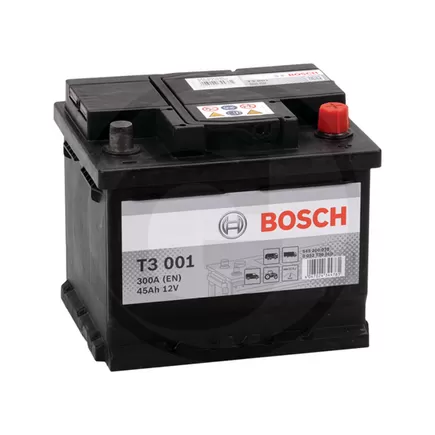 Bosch T3 001 45 А/h 300 A R+ (545 200 030) 207x175x175 мм