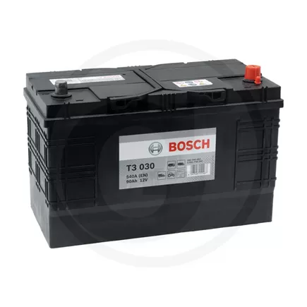 Bosch T3 030 90 А/h 540 A R+ (590 040 054) 349x175x235 мм
