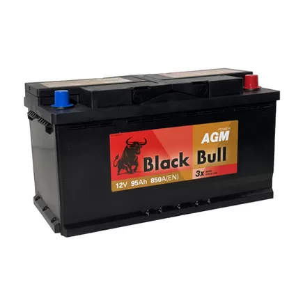 Black Bull AGM 95 A/h 850 A R+ 353х175х190 мм
