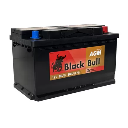 Black Bull AGM 80 A/h 800 A R+ 315х175х190 мм