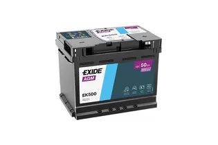 Exide Start-Stop AGM EK500 50 A/h 570 А R+ 207x175x190 мм
