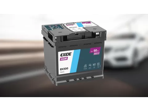 Exide Start-Stop AGM EK500 50 A/h 570 А R+ 207x175x190 мм