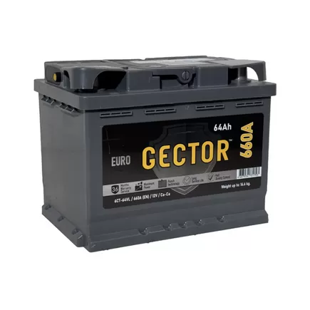 Gector 64 R 64 A/h 660 A R+ 242x175x190 мм