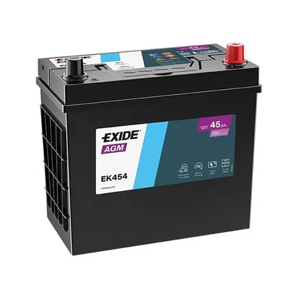 Exide Start-Stop AGM EK454 45 A/h 380 А R+ 237x127x200 мм