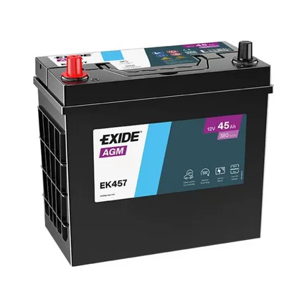 Exide Start-Stop AGM EK457 45 A/h 380 А L+ 237x127x200 мм