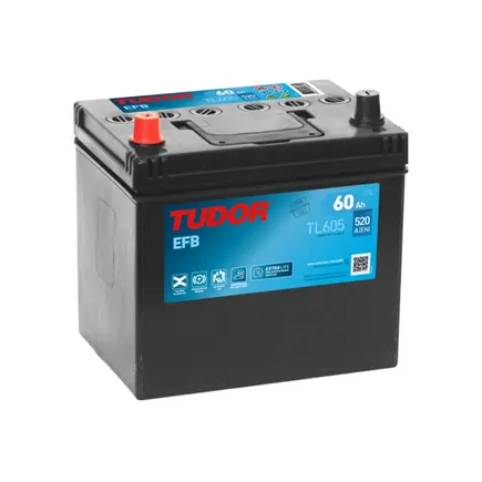 Tudor Start-Stop EFB TL605 60 A/h 520 A L+ 230x175x200 мм