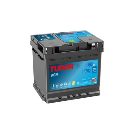 Tudor Start-Stop AGM TK500 50 A/h 570 A R+ 207x175x190 мм
