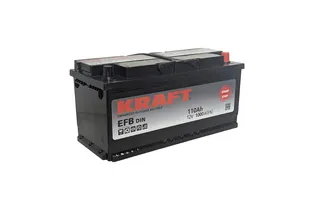 Kraft EFB Start&Stop 110 A/h 1000 A R+ 393x175x190 мм