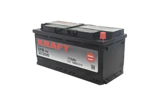 Kraft EFB Start&Stop 110 A/h 1000 A R+ 393x175x190 мм