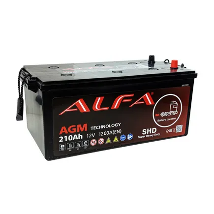 Alfa Truck AGM 210 A/h 1200 A L+ 518x276x223 мм