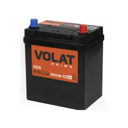 Volat Prime Asia 40 A/h 300 A R+ 187x127x220 мм