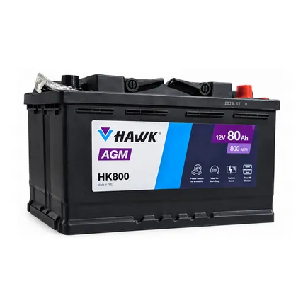 Hawk AGM HK800 80 A/h 800 A R+ 315x175x190 мм