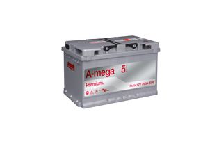 A-MEGA Premium 74 A/h 760 A R+ 278x175x190 мм