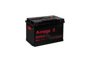 A-MEGA Standard 74 A/h 720 A R+ 278x175x175 мм (Низкий)