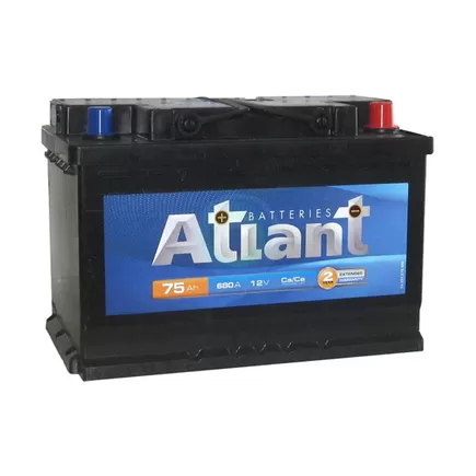 Atlant Blue 75 A/h 680 A R+ 275x175x190 мм