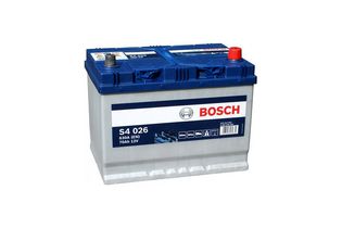 Bosch S4 026 Asia 70 А/h 630 A R+ (570 412 063) 260x175x220 мм